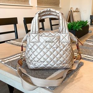 Pale Rose Gold Metallic Sutton Deluxe (retail $245)